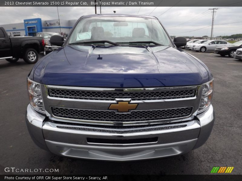 Blue Topaz Metallic / Dark Titanium 2013 Chevrolet Silverado 1500 LS Regular Cab