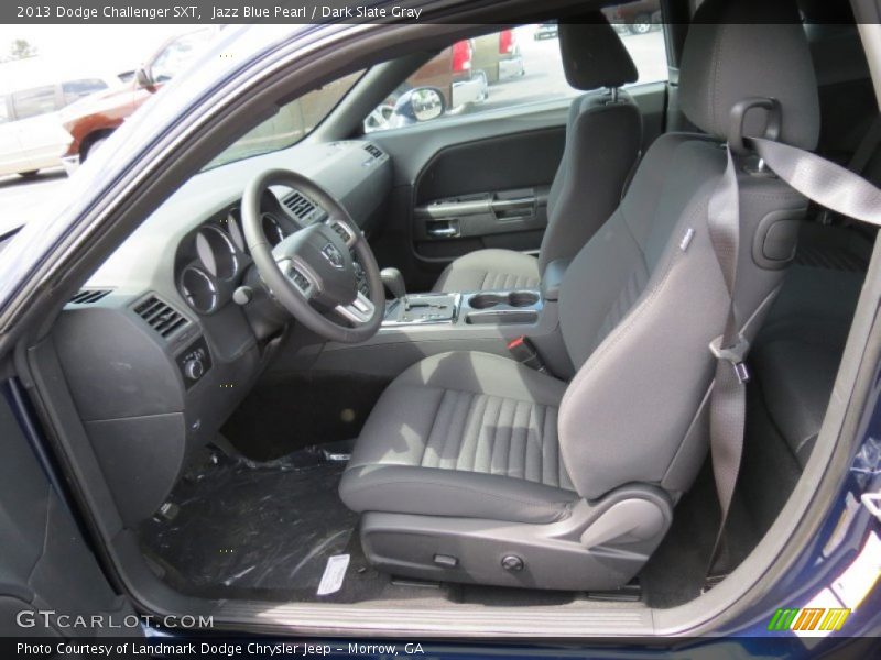 Jazz Blue Pearl / Dark Slate Gray 2013 Dodge Challenger SXT