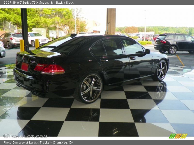 Jet Black / Black 2007 BMW 7 Series 750i Sedan