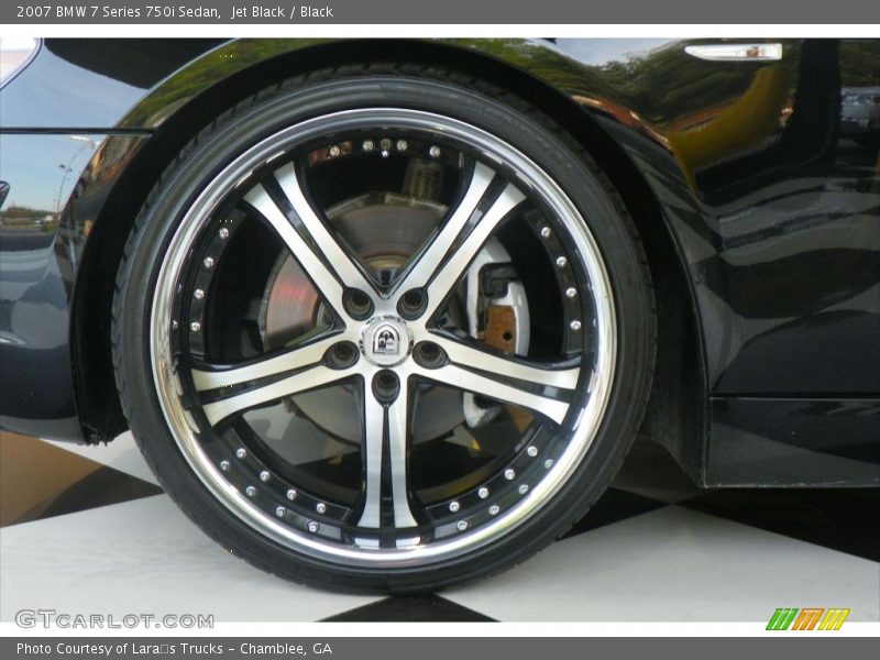 Jet Black / Black 2007 BMW 7 Series 750i Sedan