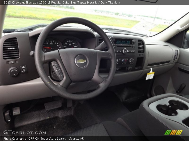 Blue Topaz Metallic / Dark Titanium 2013 Chevrolet Silverado 1500 LS Regular Cab