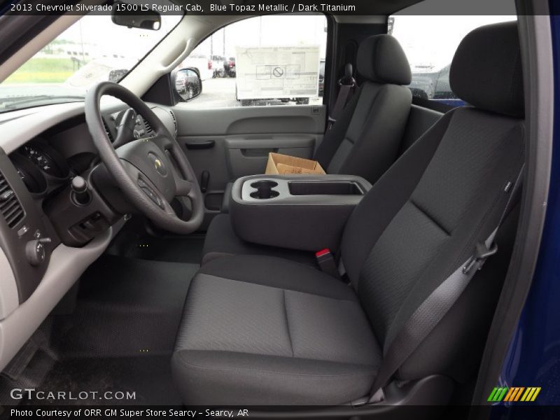 Blue Topaz Metallic / Dark Titanium 2013 Chevrolet Silverado 1500 LS Regular Cab