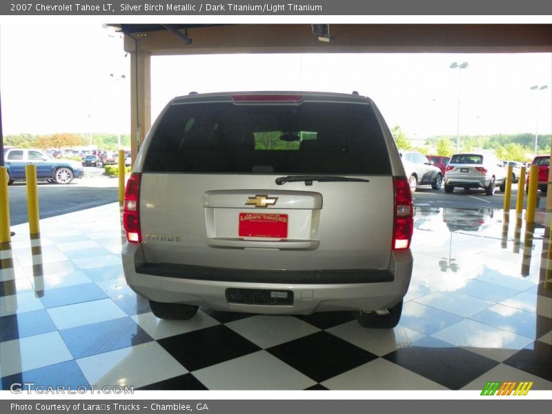Silver Birch Metallic / Dark Titanium/Light Titanium 2007 Chevrolet Tahoe LT