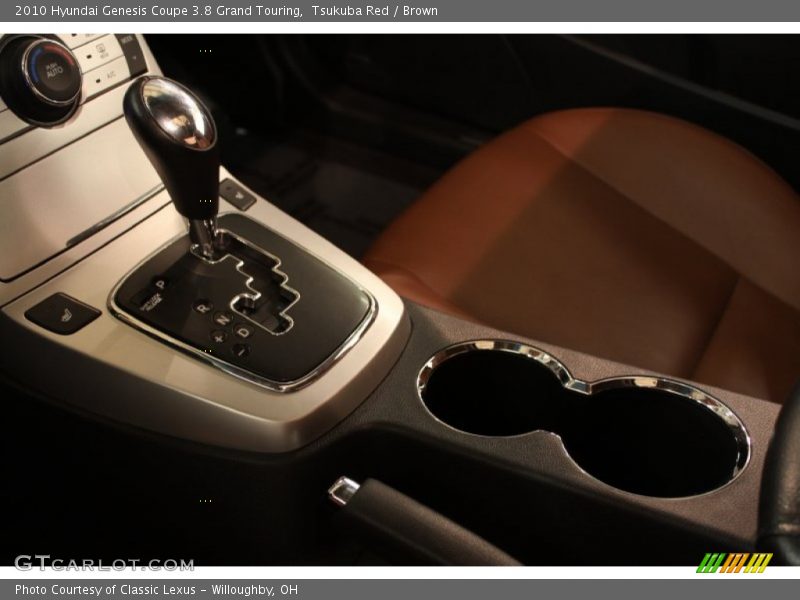 Tsukuba Red / Brown 2010 Hyundai Genesis Coupe 3.8 Grand Touring