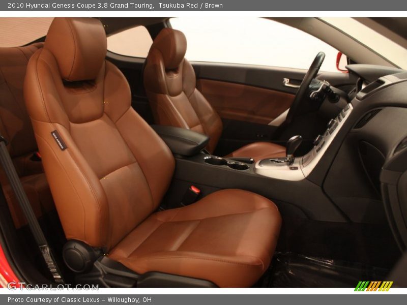  2010 Genesis Coupe 3.8 Grand Touring Brown Interior