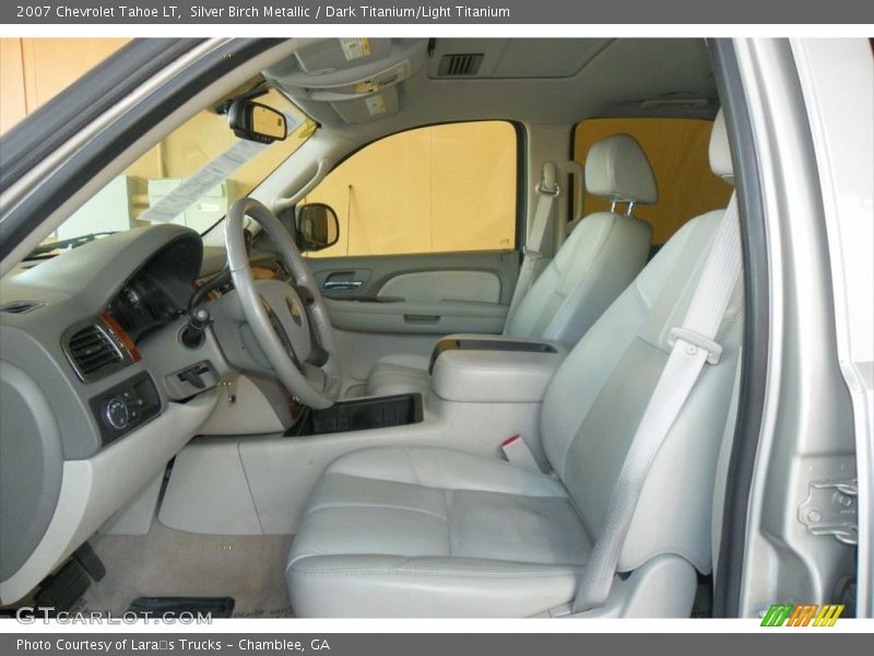 Silver Birch Metallic / Dark Titanium/Light Titanium 2007 Chevrolet Tahoe LT
