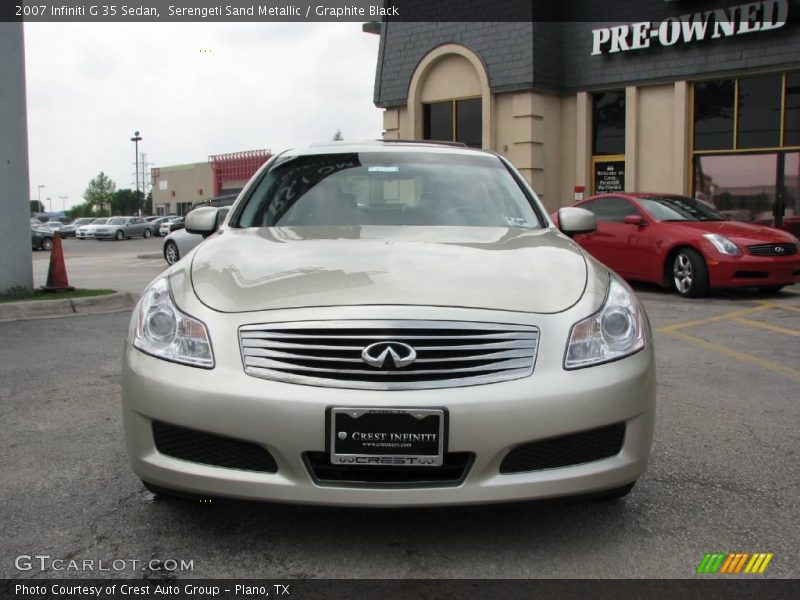 Serengeti Sand Metallic / Graphite Black 2007 Infiniti G 35 Sedan