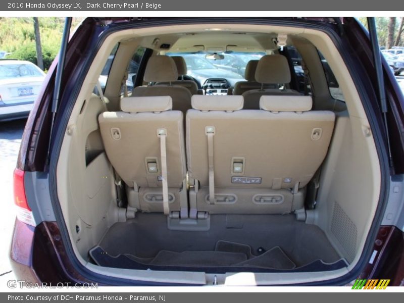 Dark Cherry Pearl / Beige 2010 Honda Odyssey LX