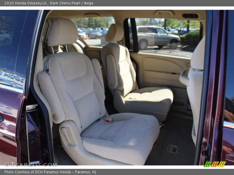 Dark Cherry Pearl / Beige 2010 Honda Odyssey LX