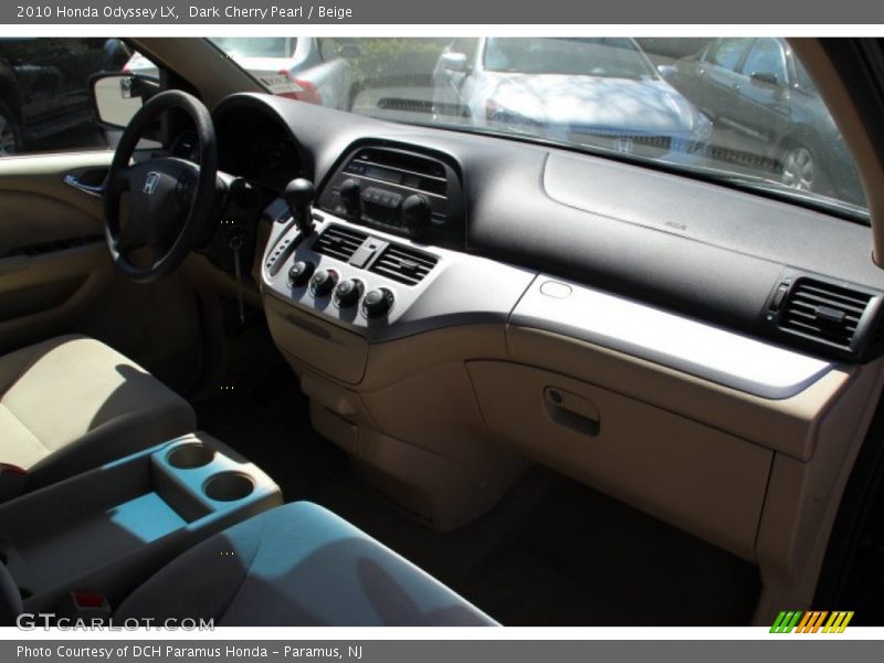 Dark Cherry Pearl / Beige 2010 Honda Odyssey LX