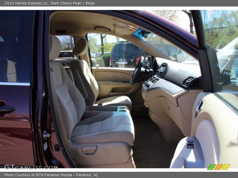 Dark Cherry Pearl / Beige 2010 Honda Odyssey LX