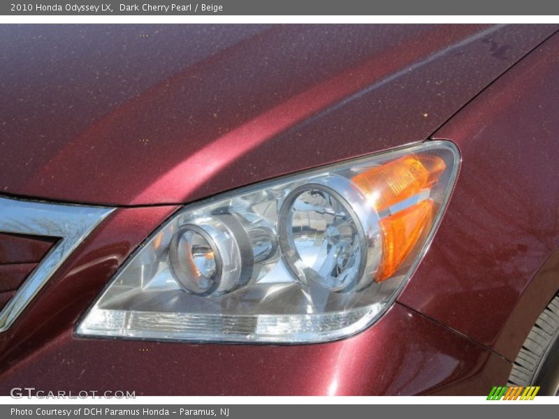 Dark Cherry Pearl / Beige 2010 Honda Odyssey LX