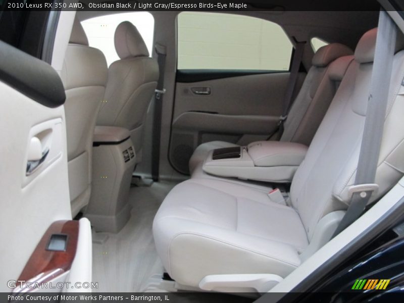 Obsidian Black / Light Gray/Espresso Birds-Eye Maple 2010 Lexus RX 350 AWD