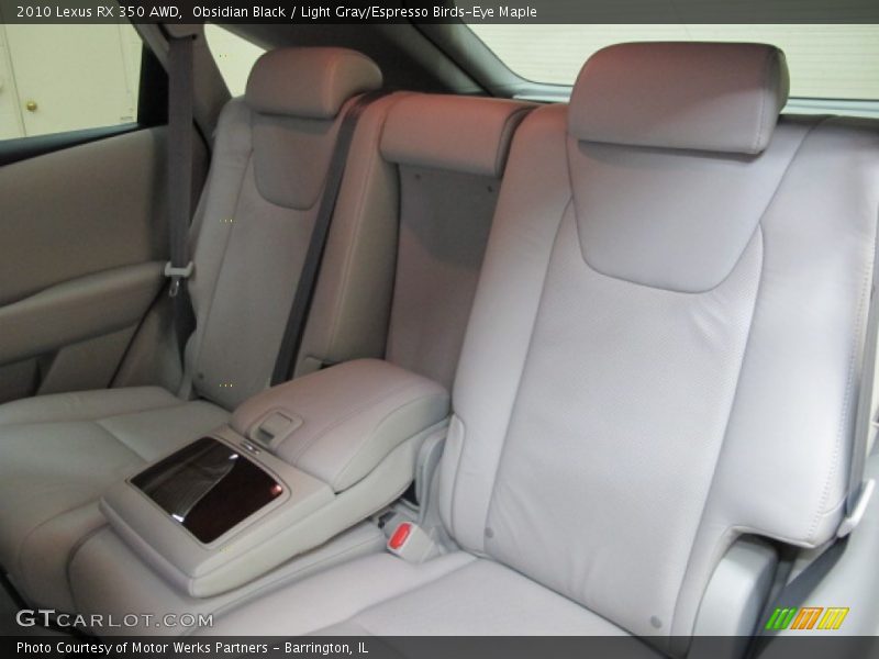 Obsidian Black / Light Gray/Espresso Birds-Eye Maple 2010 Lexus RX 350 AWD