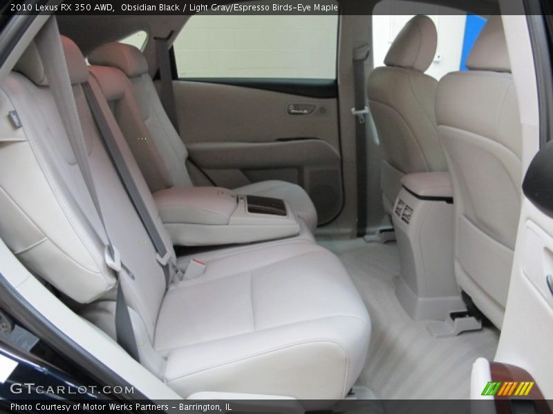 Obsidian Black / Light Gray/Espresso Birds-Eye Maple 2010 Lexus RX 350 AWD