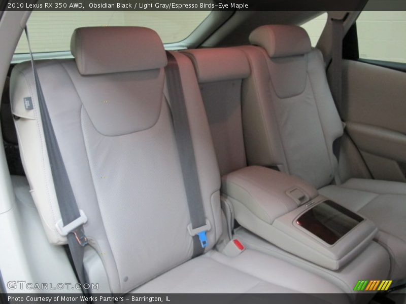 Obsidian Black / Light Gray/Espresso Birds-Eye Maple 2010 Lexus RX 350 AWD