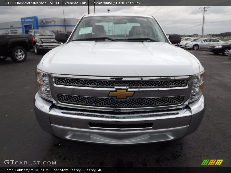 Summit White / Dark Titanium 2013 Chevrolet Silverado 1500 LS Extended Cab