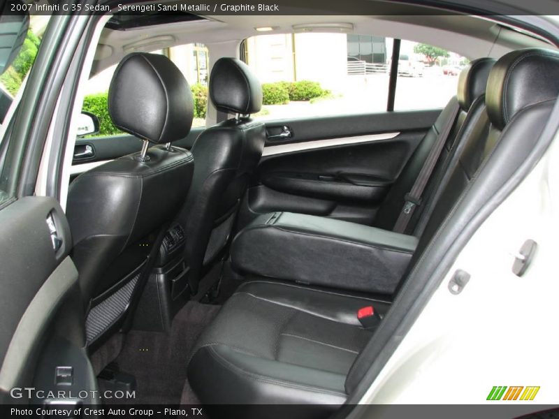 Serengeti Sand Metallic / Graphite Black 2007 Infiniti G 35 Sedan