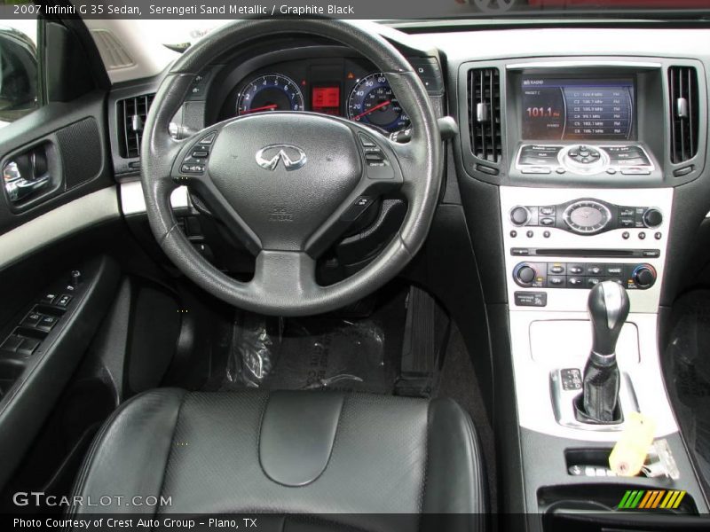 Serengeti Sand Metallic / Graphite Black 2007 Infiniti G 35 Sedan
