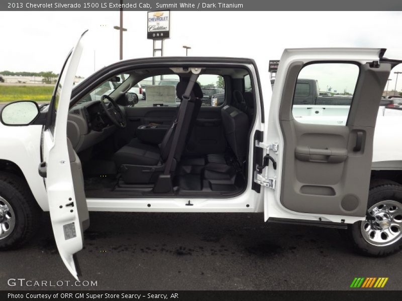 Summit White / Dark Titanium 2013 Chevrolet Silverado 1500 LS Extended Cab