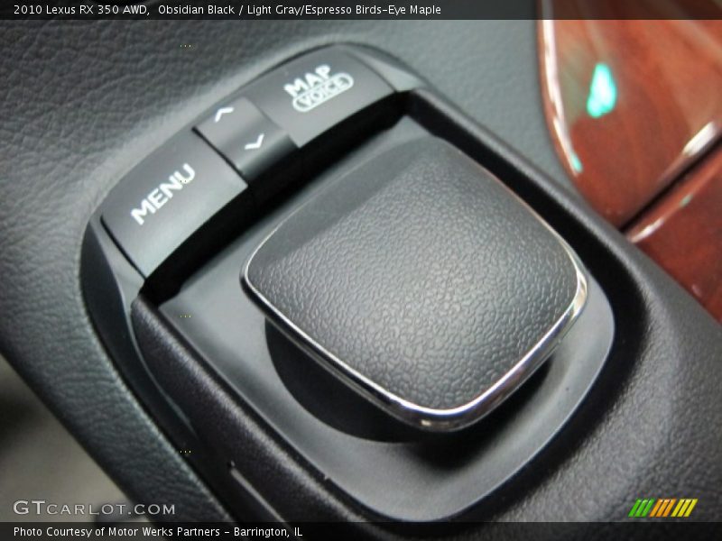 Obsidian Black / Light Gray/Espresso Birds-Eye Maple 2010 Lexus RX 350 AWD
