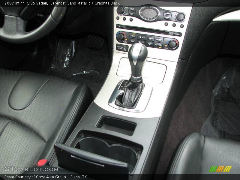 Serengeti Sand Metallic / Graphite Black 2007 Infiniti G 35 Sedan