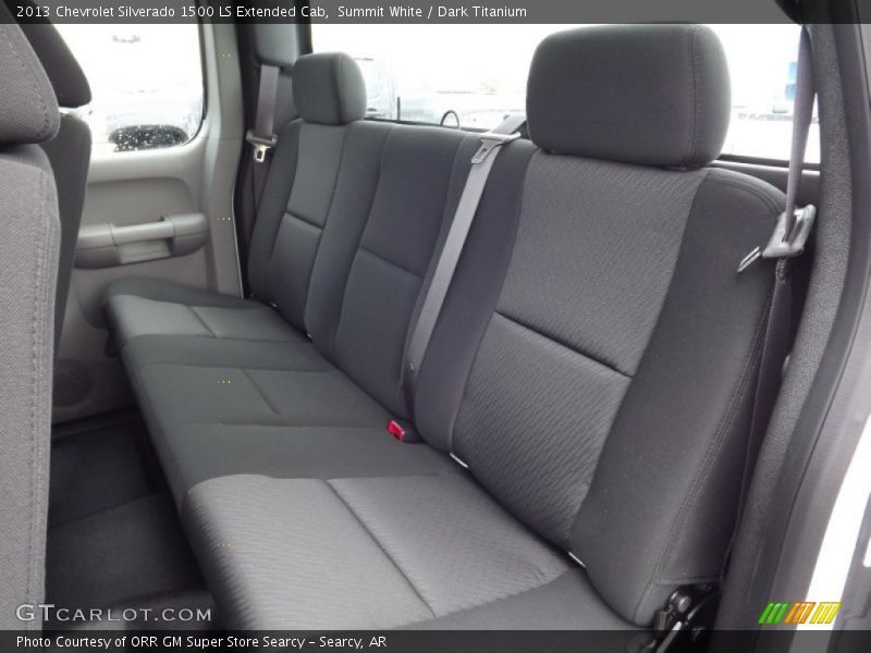 Rear Seat of 2013 Silverado 1500 LS Extended Cab