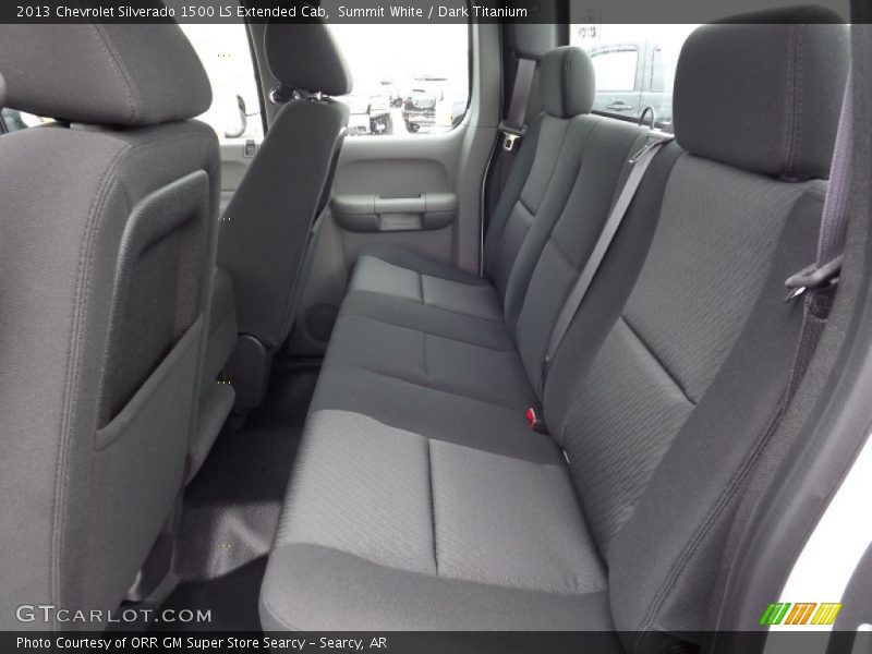 Rear Seat of 2013 Silverado 1500 LS Extended Cab