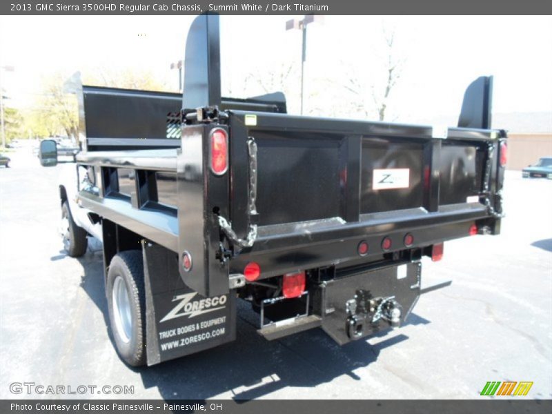Summit White / Dark Titanium 2013 GMC Sierra 3500HD Regular Cab Chassis