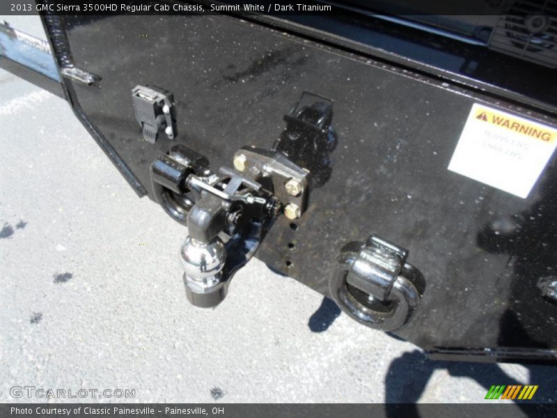Summit White / Dark Titanium 2013 GMC Sierra 3500HD Regular Cab Chassis