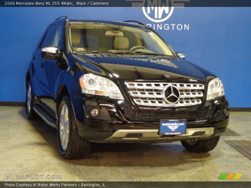 Black / Cashmere 2009 Mercedes-Benz ML 350 4Matic