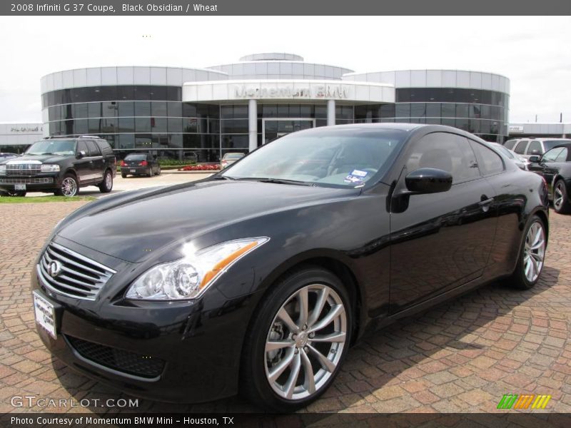 Black Obsidian / Wheat 2008 Infiniti G 37 Coupe