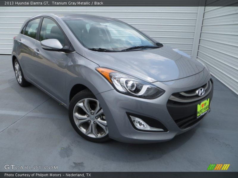 Titanium Gray Metallic / Black 2013 Hyundai Elantra GT