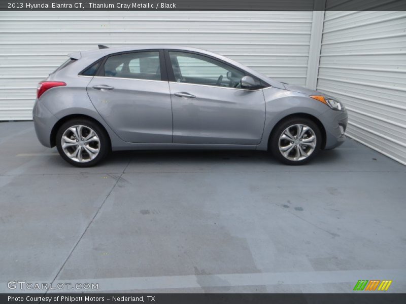 Titanium Gray Metallic / Black 2013 Hyundai Elantra GT