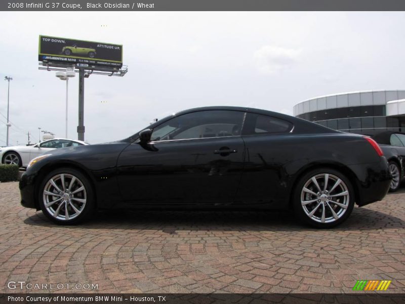 Black Obsidian / Wheat 2008 Infiniti G 37 Coupe