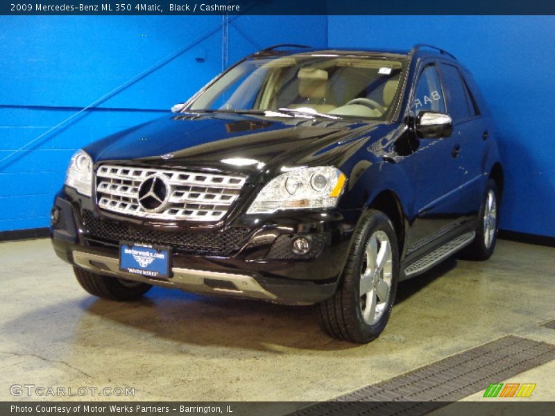 Black / Cashmere 2009 Mercedes-Benz ML 350 4Matic