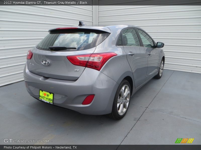 Titanium Gray Metallic / Black 2013 Hyundai Elantra GT