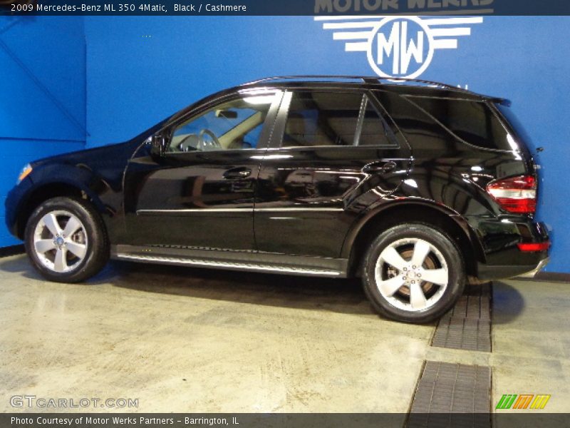 Black / Cashmere 2009 Mercedes-Benz ML 350 4Matic