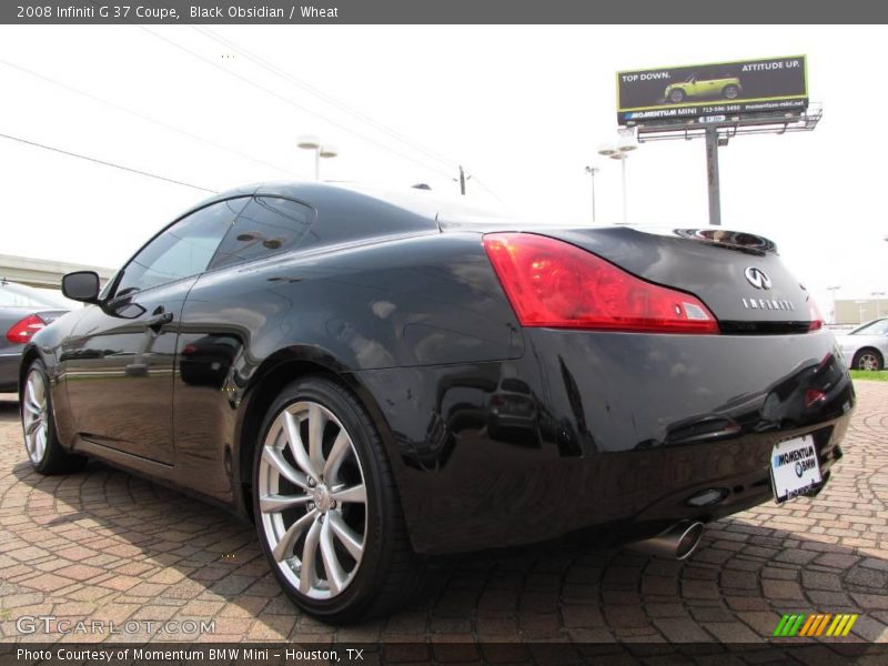 Black Obsidian / Wheat 2008 Infiniti G 37 Coupe