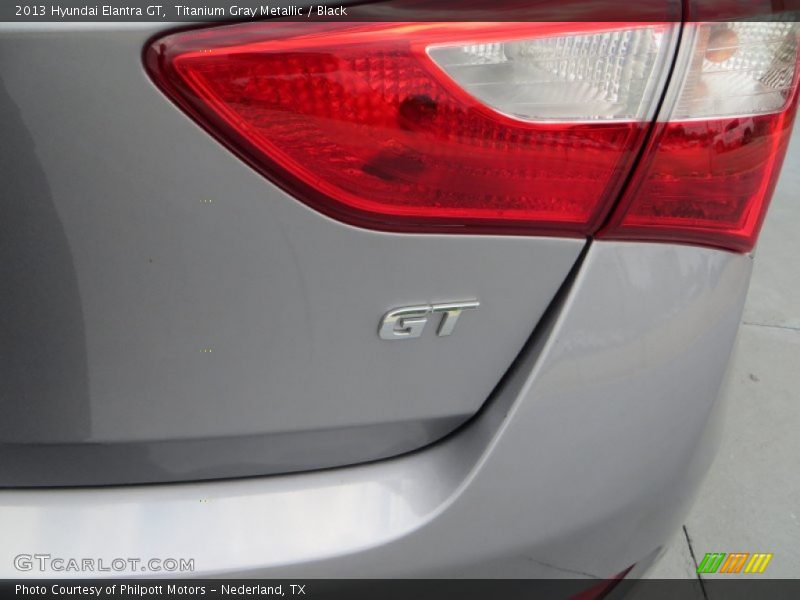 Titanium Gray Metallic / Black 2013 Hyundai Elantra GT