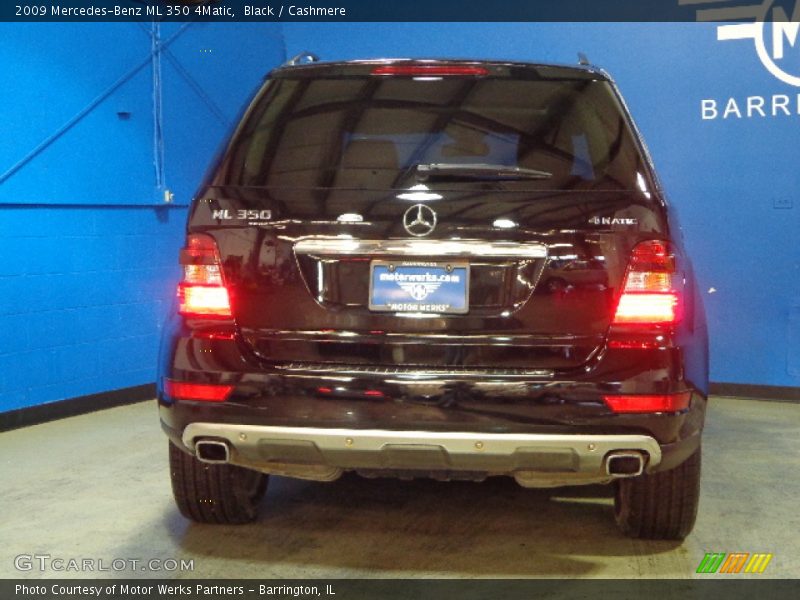 Black / Cashmere 2009 Mercedes-Benz ML 350 4Matic