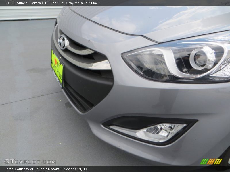Titanium Gray Metallic / Black 2013 Hyundai Elantra GT