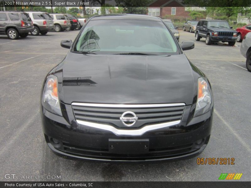 Super Black / Frost 2007 Nissan Altima 2.5 S