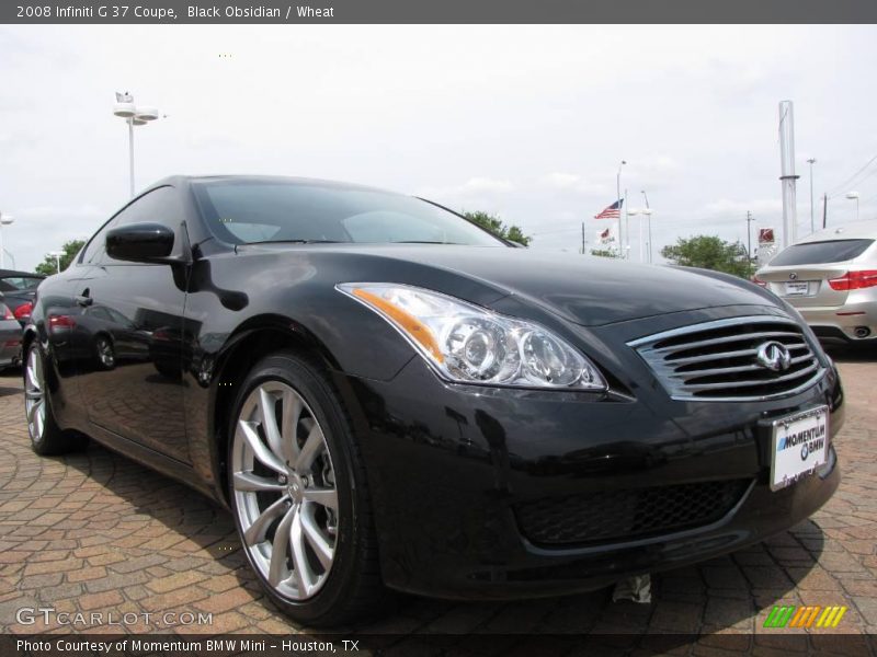 Black Obsidian / Wheat 2008 Infiniti G 37 Coupe