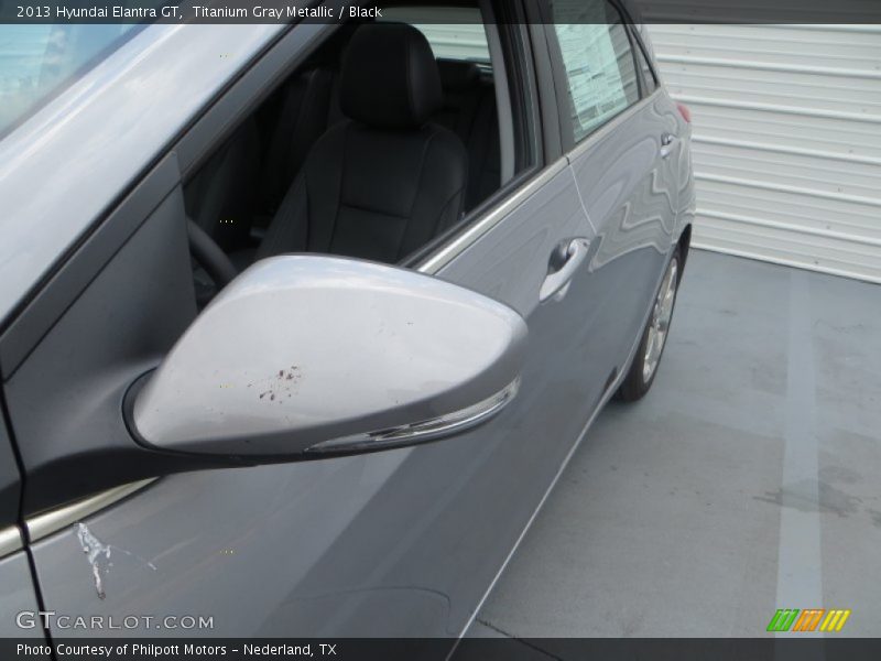 Titanium Gray Metallic / Black 2013 Hyundai Elantra GT