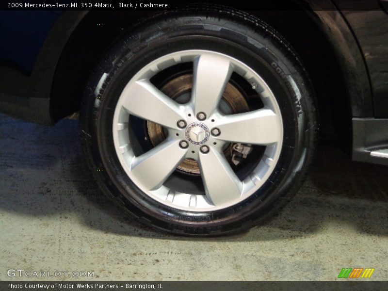 Black / Cashmere 2009 Mercedes-Benz ML 350 4Matic