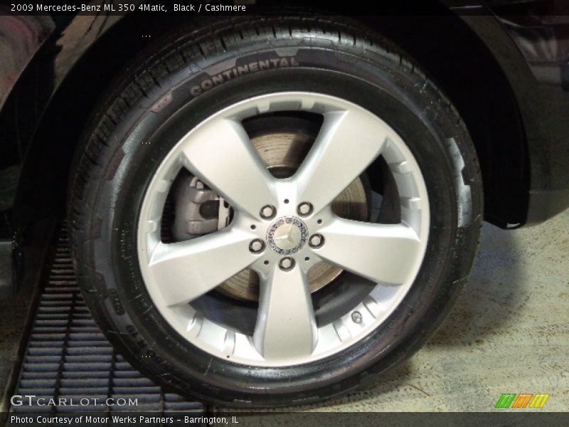 Black / Cashmere 2009 Mercedes-Benz ML 350 4Matic