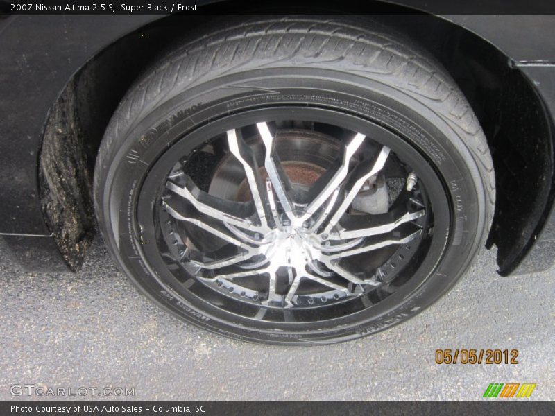 Super Black / Frost 2007 Nissan Altima 2.5 S