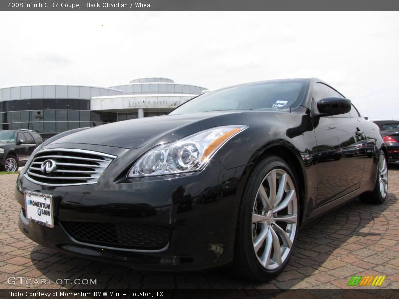 Black Obsidian / Wheat 2008 Infiniti G 37 Coupe