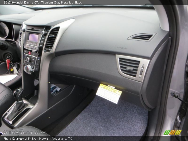 Titanium Gray Metallic / Black 2013 Hyundai Elantra GT